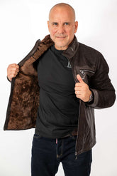 Men's Leather Coat Carlos